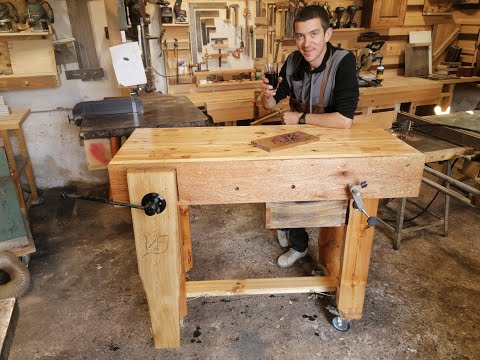 Видео: ИЗРАБОТКА НА МОБИЛЕН ДЪРВОДЕЛСКИ ТЕЗГЯХ/РАБОТНА МАСА