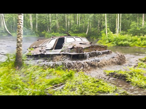 Видео: ГТ-Т в мокром болоте / Теперь мы можем проехать везде