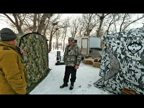 Видео: Долгожданная баня. Новая зимняя палатка Хаски. Мощный шуруповёрт Dewalt. 1 серия