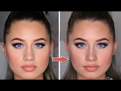 Видео: Коррекция Носа с Помощью Макияжа | Nose Contour