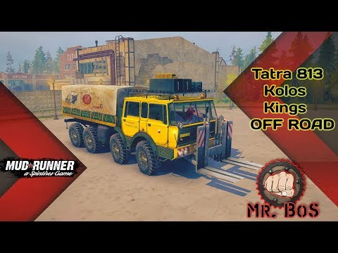Видео: Tatra 813 Kolos Kings OFF ROAD/Честный Обзор/Spintires: MudRunner/