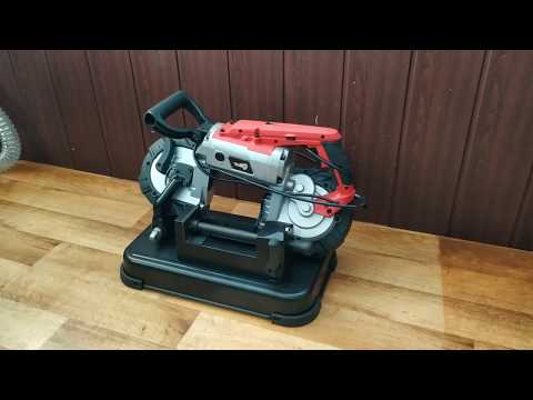 Видео: Ленточная пила по металлу Workman R2103. Часть 01