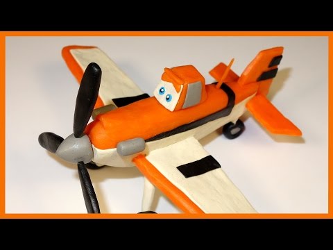 Видео: Лепим из пластилина самолет Дасти. Самолеты. Dusty in Plasticine. Disney. Planes.