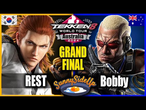 Видео: REST (HWOARANG) против Bobby (RAVEN) — ГРАНД-ФИНАЛ — Tekken 8 Sunny Side Up #2 DOJO +64 Event