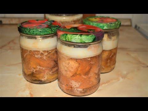 Видео: Домашняя тушёнка, рецепт в духовке.