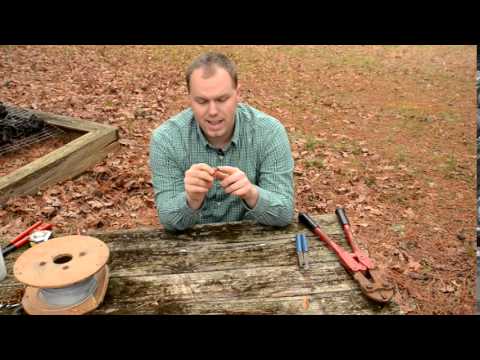 Видео: Изготовление ловчих колышков — трос и цепь