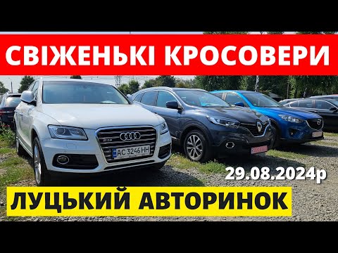 Видео: СВІЖІ ЦІНИ НА КРОСОВЕРИ // ЛУЦЬКИЙ АВТОРИНОК // 29.08.2024р. #автопідбір #кросовери  #автобазар