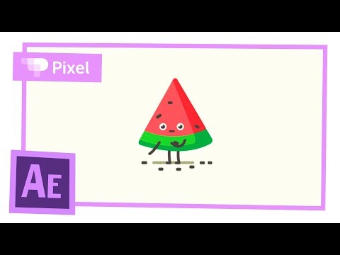 Видео: Простая анимация арбуза в After Effects | уроки для новичков