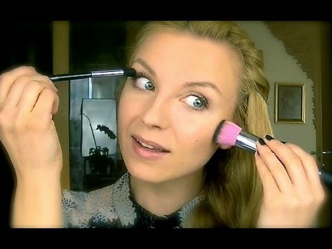 Видео: TAG:No mirror makeup / Макияж без зеркала!
