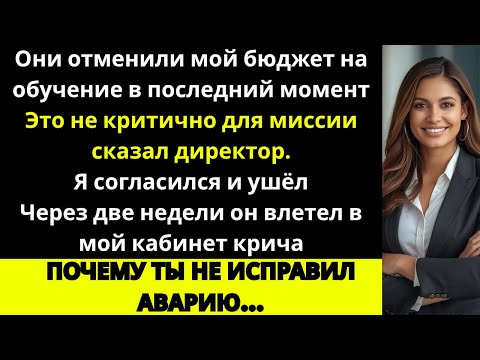 Видео: Директор в последний момент отменил мой бюджет… пришлось поставить его на место.