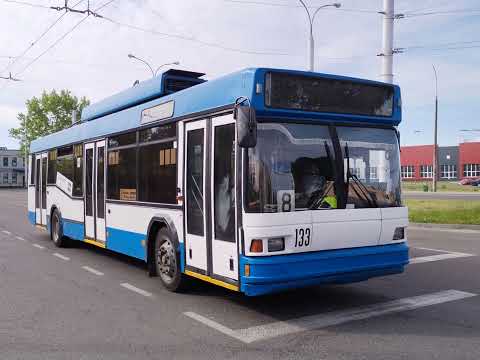 Видео: информатор троллейбусного маршрута номер 8 //автовокзал-цветатрон// записывал с: @bresttransport6357