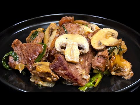 Видео: Так готовят вкусные грибы с мясом! 🔥 Лучший рецепт шампиньонов, который я когда-либо пробовал!