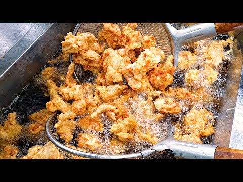 Видео: Лучшая кисло-сладкая курица в Корее, 100 тонн жареной курицы, KFC, корейская уличная еда