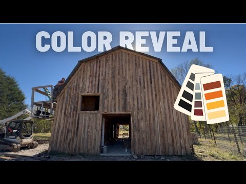 Видео: Пора красить наш старый амбар! — Какой цвет мы выбрали?