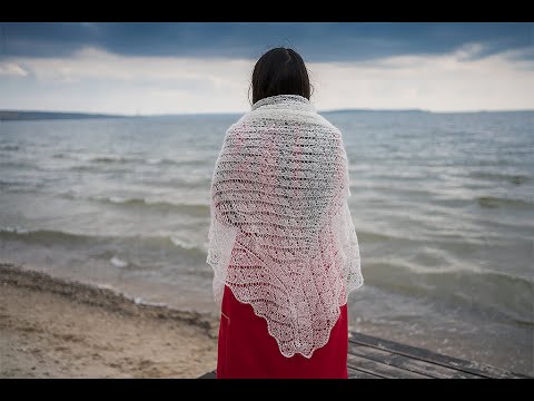 Видео: Ажурная шаль "паутинка",часть № 4 /#вязание#молодой_блогер#
