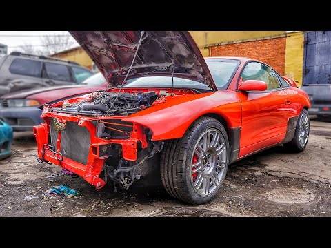 Видео: УРА! ПОЕХАЛ V6 TWIN TURBO в MITSUBISHI ECLIPSE VR-4