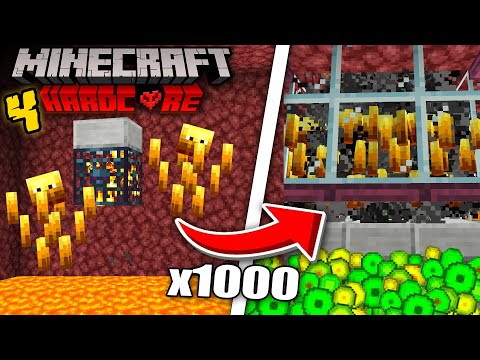 Видео: Я построил ФЕРМУ ИФРИТОВ  в Майнкрафт ХАРДКОР | Ферма ОПЫТА на спавнере