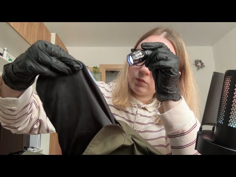 Видео: АСМР ремонт куртки / шуршание ткани