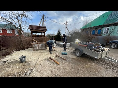 Видео: Углубление общественного колодца в д.Сопелки.