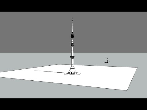 Видео: Инструмент сложный профиль. Часть 2. Построение Останкинской телебашни в Москве в ArchiCAD 23