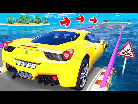 Видео: СМОЖЕТ ЛИ ГИГАНТСКИЙ FERRARI 458 ITALIA ПРОЕХАТЬ ГЛУБОКУЮ ЯМУ С ВОДОЙ В ГТА 5! ЭКСПЕРИМЕНТЫ В GTA 5
