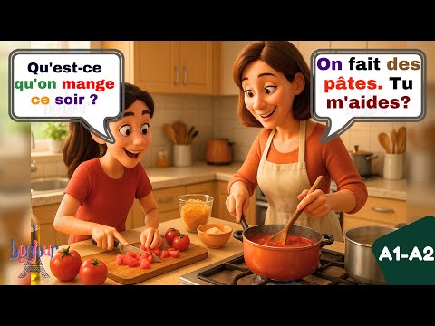 Видео: 🇫🇷 25 Французских Диалогов Мать и Дочь | Уровень Начальный A1-A2 | Учите Французский в Повседневн...