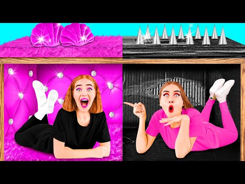 Видео: Секретный Домик Под Кроватью | Богатая vs Бедная Смешные Моменты от TeenChallenge