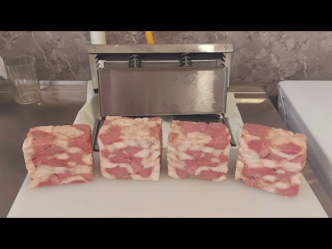 Видео: Вкусный Подробный Рецепт Домашней ветчины из индейки и курицы в пресс форме методом су вид.