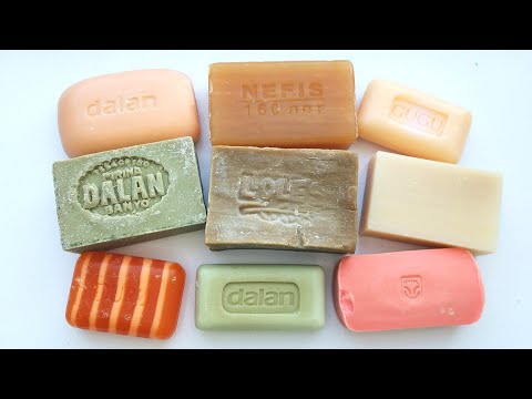 Видео: ASMR cutting soap. Satisfying video. АСМР резка мыла.