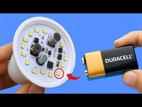 Видео: Не покупайте новые светодиодные лампочки! Воспользуйтесь этим трюком и почините их самостоятельно.