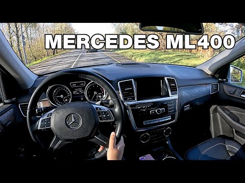Видео: 2014 Mercedes ML400 W166 POV | Вид от первого лица