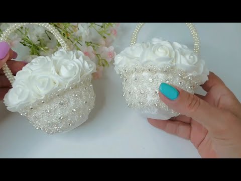 Видео: Бонбоньерки корзина роз #Marine_DIY_Guloyan
