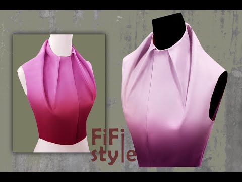 Видео: FiFi Style : Рубашка с особыми цветами и очень креативный воротник