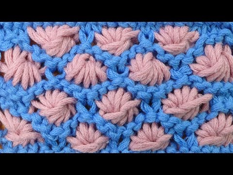Видео: Обалденный узор спицами для шапки Knitting pattern for hat   узор вязания 53