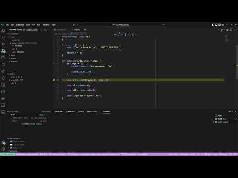 Видео: Сборка и отладка проектов на C в VSCode