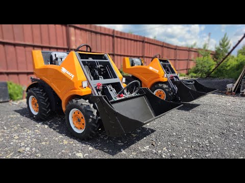 Видео: Мини погрузчик / мини трактор НАНУК. Обзор комплектаций. Mini loader for home and garden