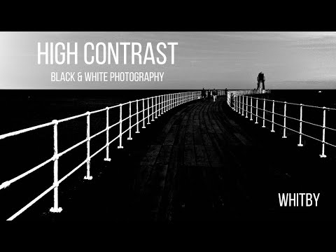 Видео: Высококонтрастная черно-белая фотография — Уитби