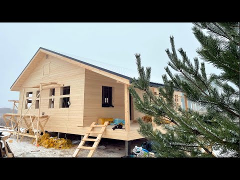 Видео: FinnHouse в Павловском посаде, Московская область. Одноэтажный каркасный дом 8.3 на 11.7 м