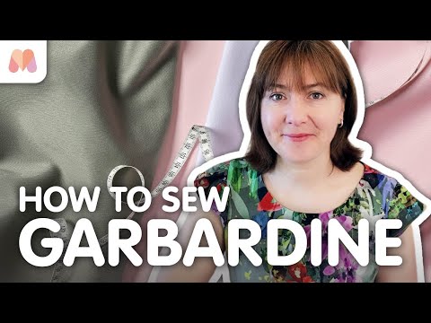 Видео: Мастер-класс по тканям | Габардин | Как шить
