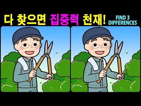 Видео: 【Головоломка / Найди отличия】 Найди все отличия! 【Профилактика деменции】