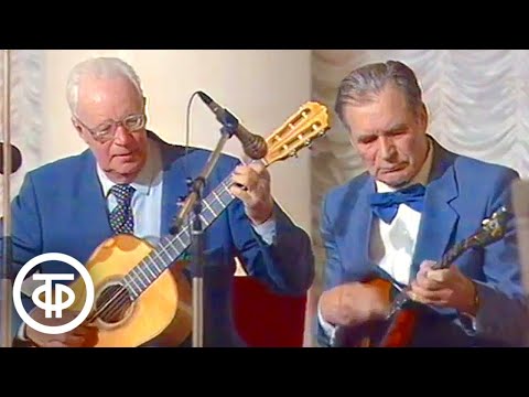 Видео: Попурри из песен Григория Пономаренко. Играют Михаил Рожков и Юрий Чернов (1991)