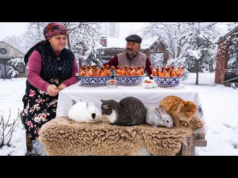 Видео: Запекание Куриных Ножек в Мешочках из Теста 🍗🍗🍗