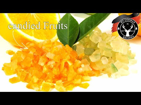 Видео: Как приготовить цукаты из лимонной и апельсиновой цедры ✪ MyGerman.Recipes
