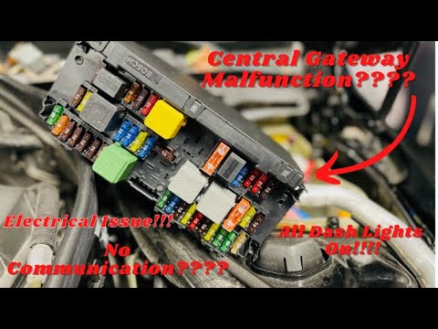 Видео: Mercedes W204 2012 года выпуска, ошибка центрального шлюза! Нет связи! Горят все индикаторы на па...