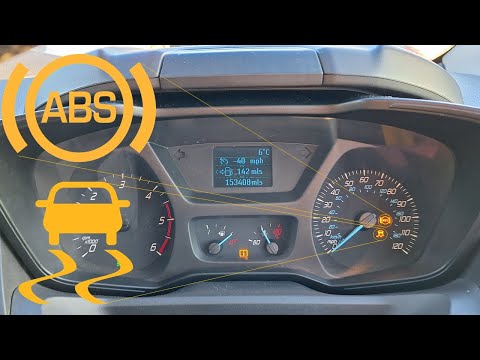 Видео: Ошибка ABS, контроля тяги и помощи при движении на подъеме Ford Transit Custom C0037(01)