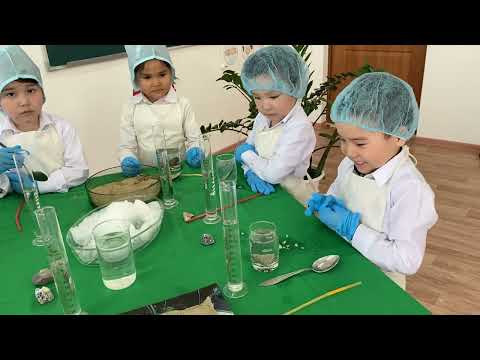 Видео: “Мен зерттеушімін” тақырыбыңдағы даярлық тобының зерттеу жұмыстары