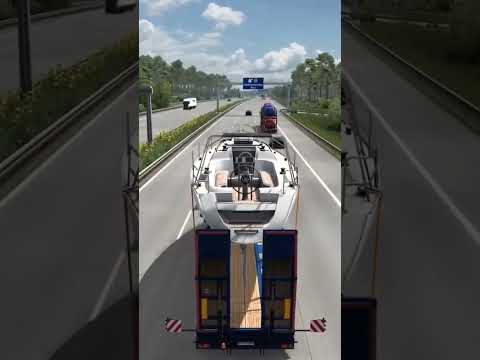 Видео: Euro Truck Simulator 2 — Logitech G29 + Shifter | Яхта 6T | Гамбург (D) - Марибор (SLO) | 1076 км