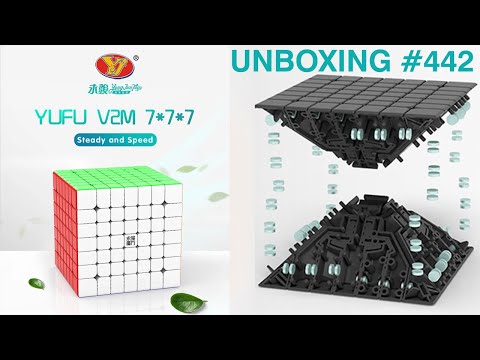 Видео: Unboxing №442 YJ YuFu v2M 7x7 | Бюджетный магнитный кубик Рубика 7х7