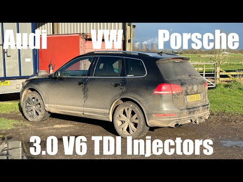 Видео: Снятие и установка инжектора VW Audi Porsche 3.0 V6 TDI — Шипение, низкий расход топлива, утечка ...