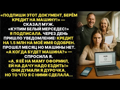 Видео: Муж оформил на меня кредит на машину, но авто забрала свекровь